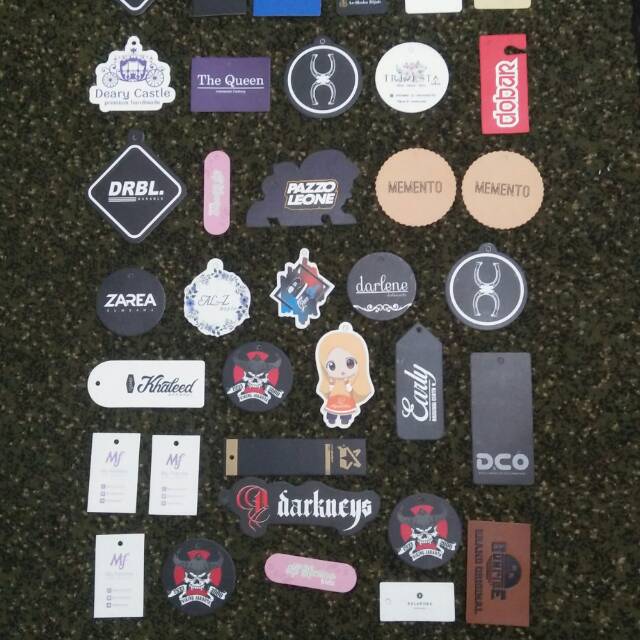 

Label baju dan hangtag