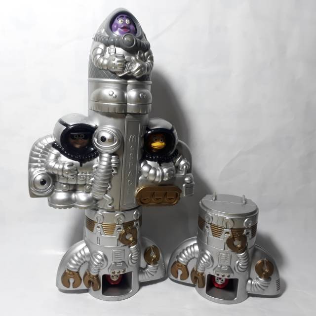 Maskot Happy Meal Mcdonald Astronot Mcd Spaceship Toy Figure Astronaut Mainan Mascot Rare Langka
