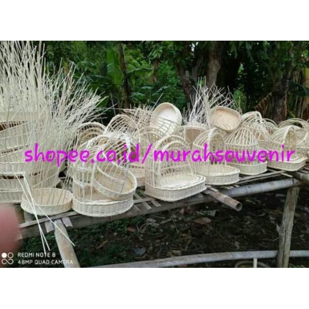 Promo [Produk Original(Rotan Halus)] Keranjang Rotan Ayunan.1 Set
