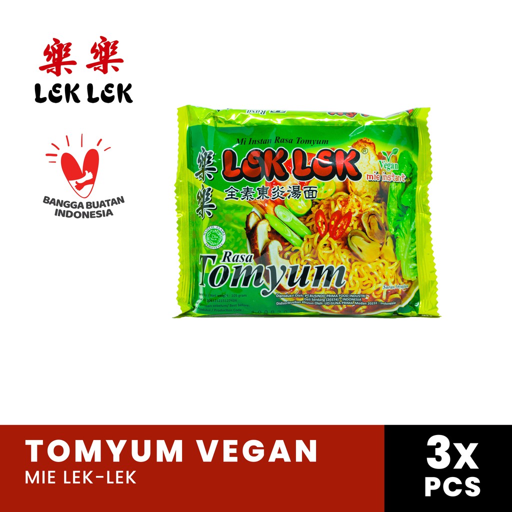 

Mie Lek-Lek Tomyum Vegan [3 PCS]