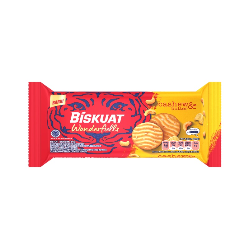 Biskuat Wonderfulls Cashew & Butter 84gr