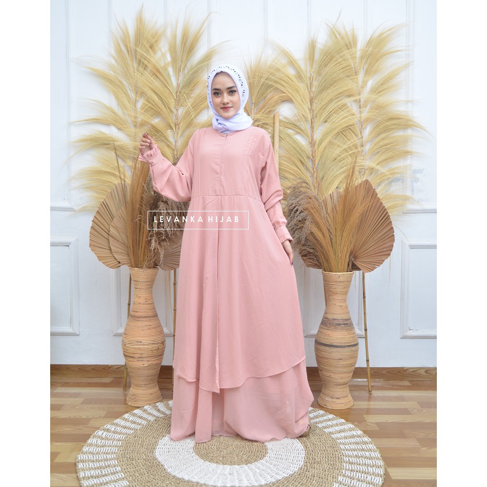 Medina Dress - Longdress bahan cerutty babydoll GAv