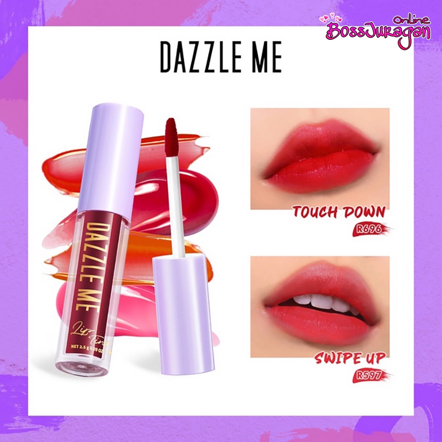 (BOSS) DAZZLE ME Ink-Licious Lip Tint BPOM | Mattedorable Long Lasting Liptint Hyper Moisturizing Lip Stain