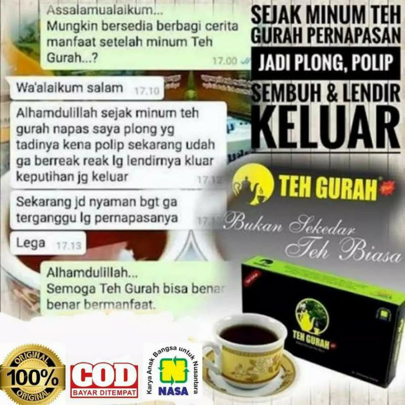 

teh gurah/kaya manfaat