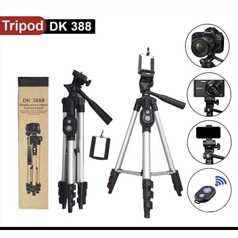 TRIPOD BLUETOOTH 1M STANDING HP + TOMSIS BLUETOOTH + HOLDER U DK3888