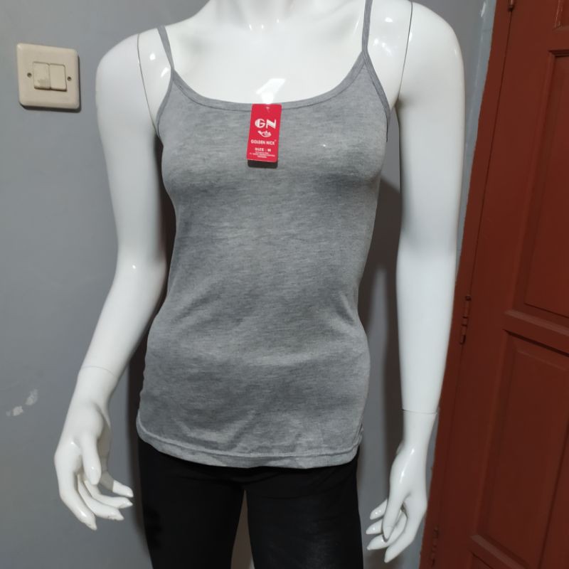 Tank Top wanita tali kecil golden nick