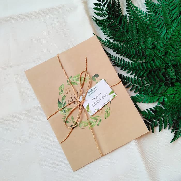 Undangan Pernikahan Rustic Tali Rami
