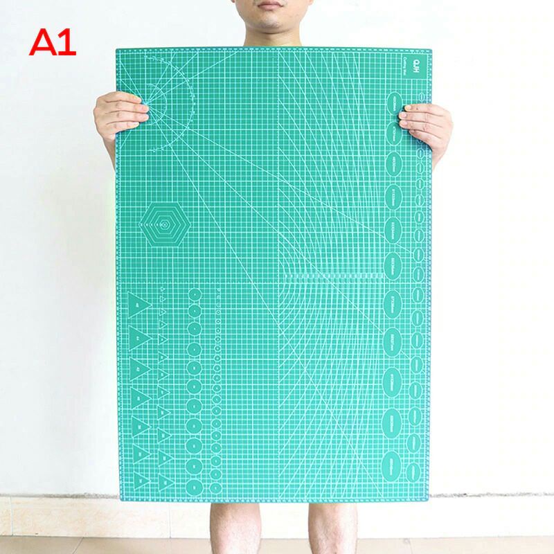 Work Cutting Mat Pad BESAR A1 90x60 Cm qj4 Green