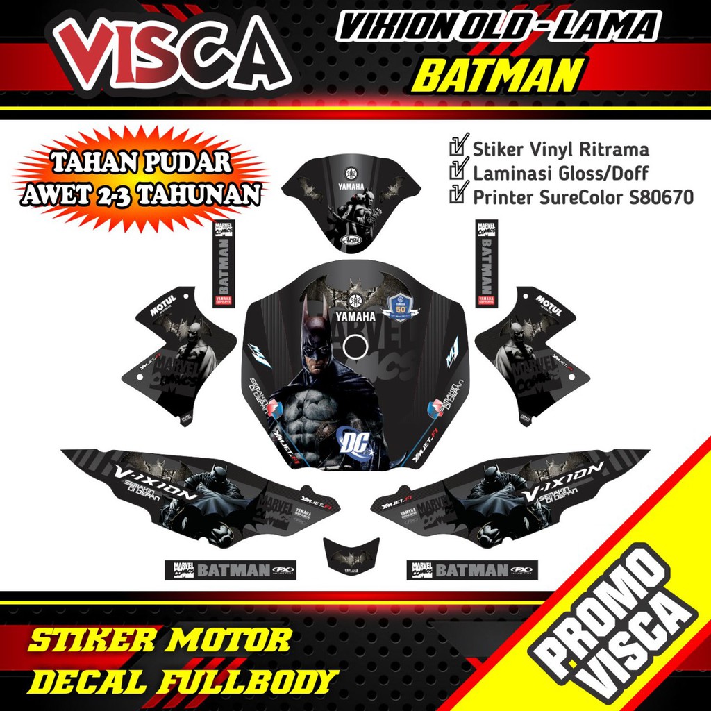 Decal Vixion OLD Decal Vixion OLD Stiker Vixion OLD Stiker Vixion OLD Batman