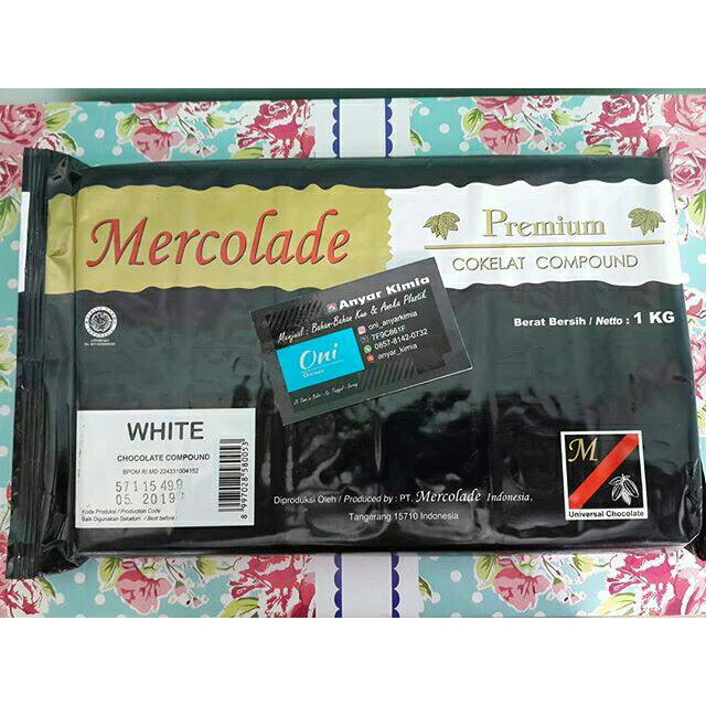 

Mercolade white (putih) kemasan 1 kg
