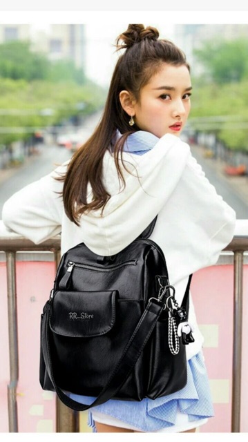 Backpack wanita Tas Rayolla Ransel multifungsi Backpack Fashion Rayolla tas kulit ransel wanita