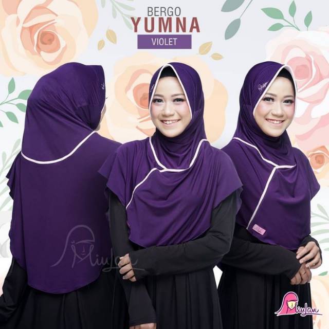 READY SIAP KIRIM | HB - BERGO YUMNA BY MIULAN | HIJAB INSTAN | BERGO TERBARU | HANUM BOUTIQUE
