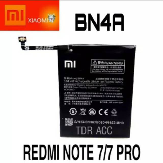 BATERAI BATRE XIAOMI REDMI NOTE 7 / Note 7 Pro BN4A ORIGINAL