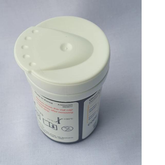 ▼ Strip Gluco Dr e 8 AGM 2100 Biosensor Stik Gluco Dr Stik Gula Darah Gluco Dr ◘