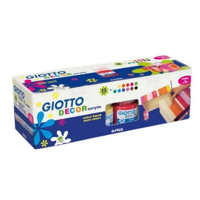 

Cat Acrylic Giotto Decor Set 12 Warna 25 Ml Cat Aklirik
