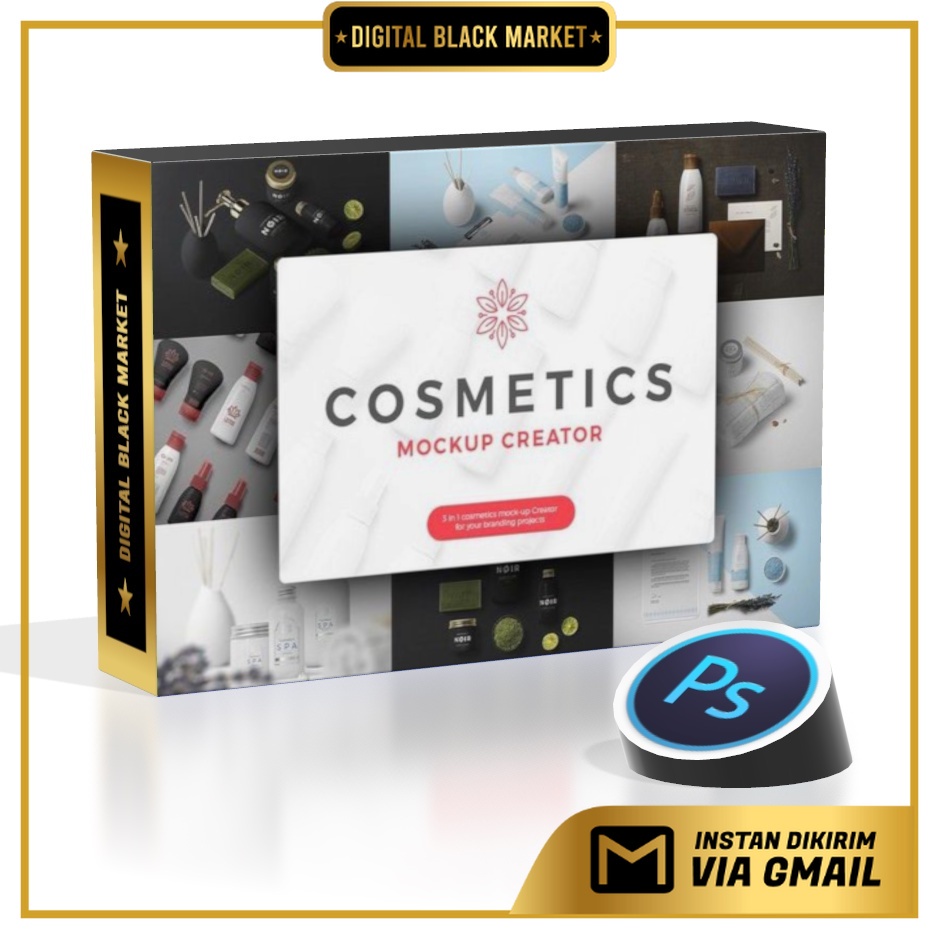 Cosmetic Mockup Creator - Photoshop