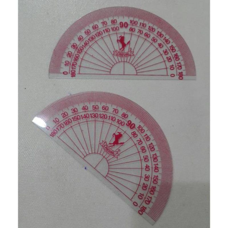 

Penggaris Busur 180 Plastik CHEVAL (10lsn)