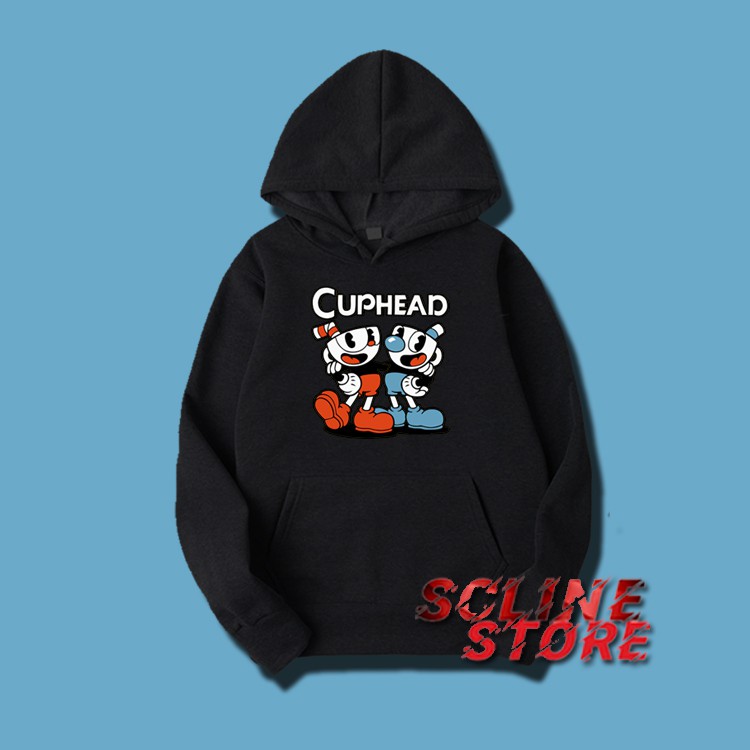 Jaket Anak Cuphead Sweater Hoodie Anak Cuphead