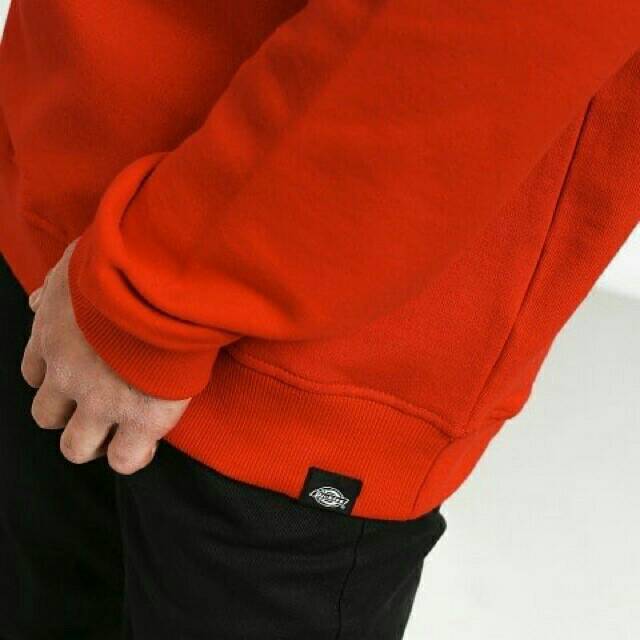 UNISEX DICKIES RED SWEATER ORIGINAL OUTERWEAR PRIA WANITA BRANDED