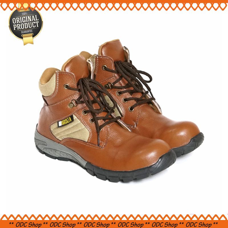 Sepatu Boots Pria Outdoor Tactical Delta Safety Original Fordza 087 - Tan 40