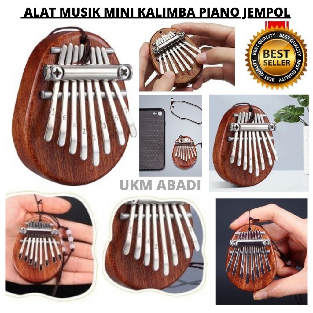 Mini Karimba Alat Musik Piano Jempol Kalimba Thumb Piano Musical Toys 8 Note 111164