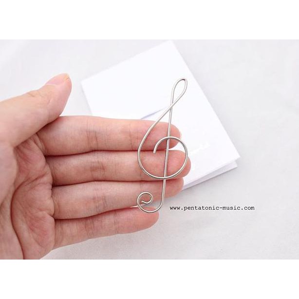 

BEST SELLER Music Sign Bookmark Clip - G Clef | Pembatas Buku / Klip kertas Musik TERJAMIN