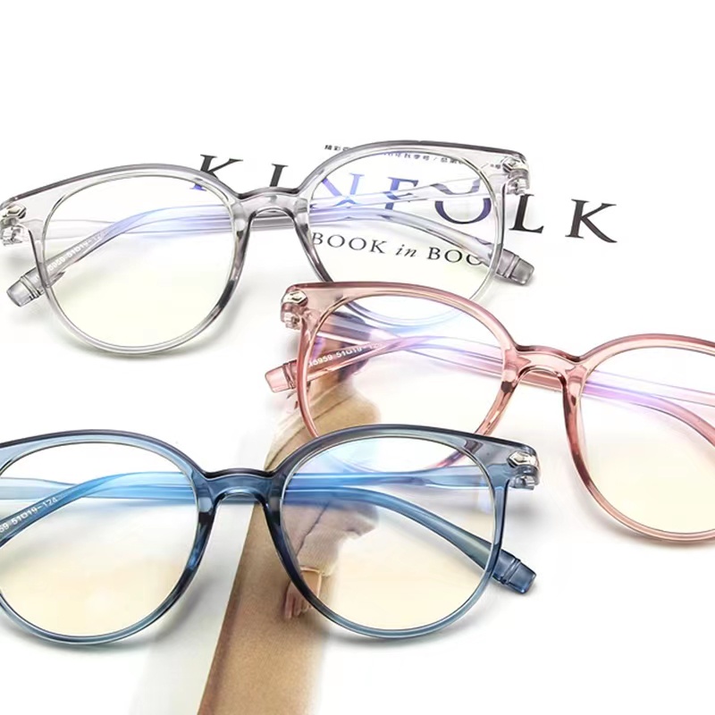 Kaca mata anti radiasi / Kacamata Wanita Pria Frame Anti Radiasi Transparan impor Kacamata korea-5