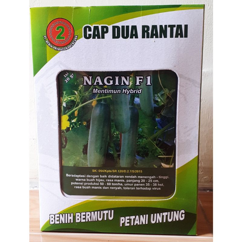 MAS BIDIN_ Benih timun NAGIN timun renyah manis timun nagin 20gr original