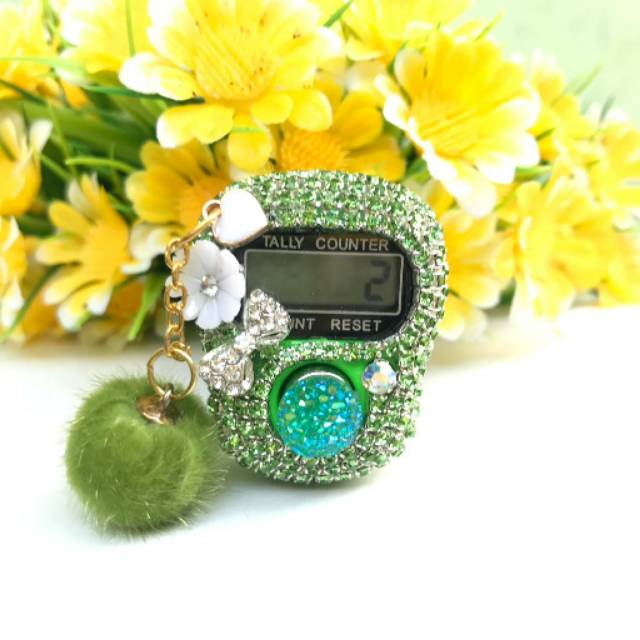 Tasbih digital swarovski alat hitung dzikir tasbih cantik tasbih blinkblink tasbih Umroh dan Haji