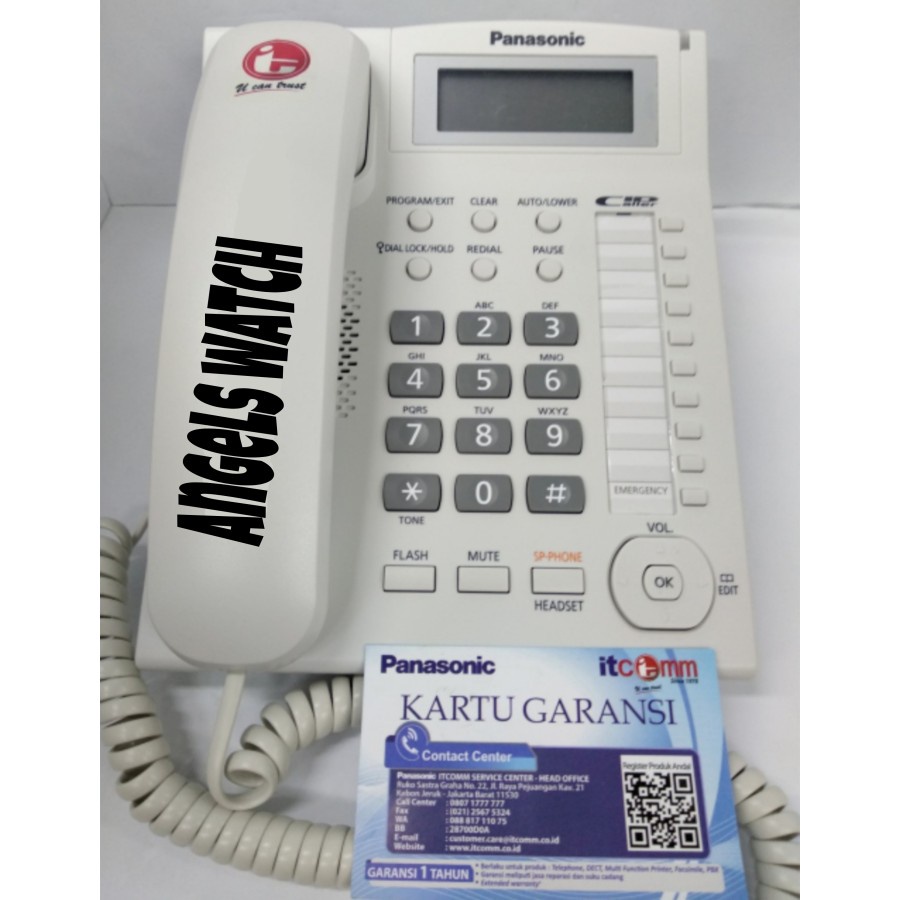 termuah Cable Phone Panasonic KX-TS885 (White) ori itcom