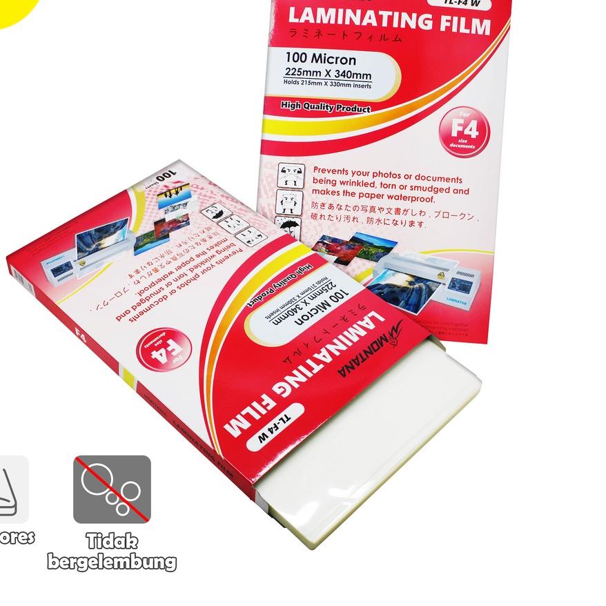 

Update! MONTANA Laminating Film / Plastik Laminating TL-F4W F4