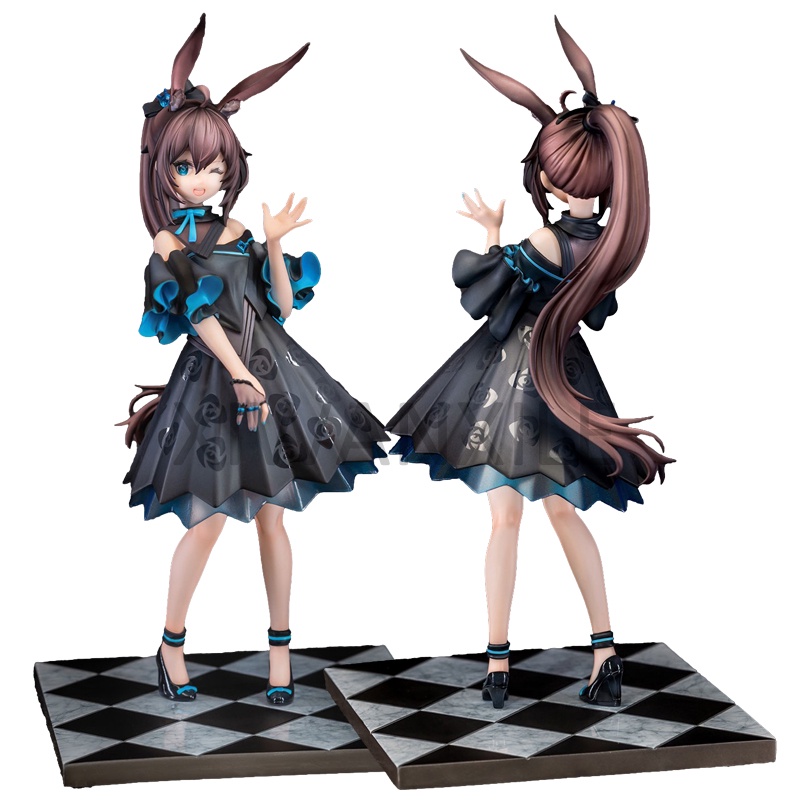 Mainan Action Figure Anime Arknights Amiya bunny girl Bahan PVC Untuk Hadiah