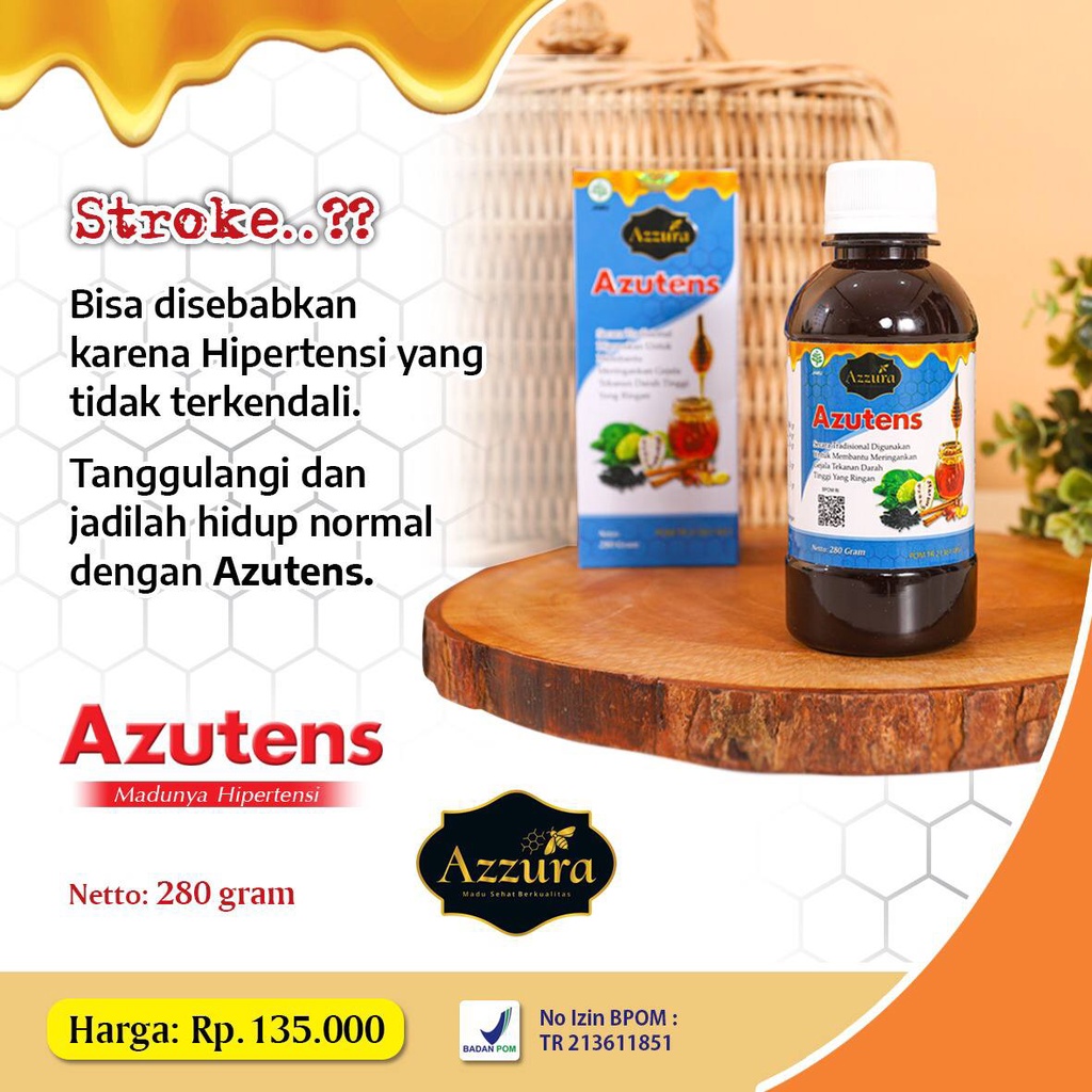 

Harga Produsen! Madu Herbal Azutens 280gr