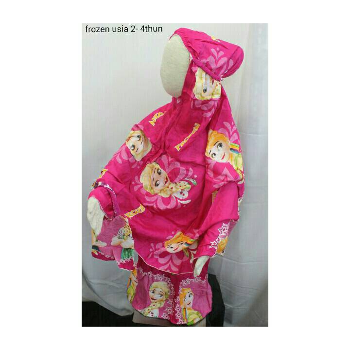 mukena frozen 2-4tahun