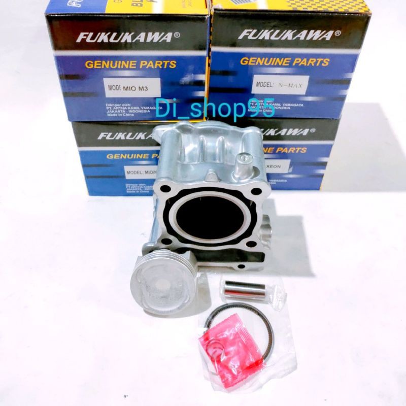 BLOK SEHER KOMPLIT YAMAHA BLOK PLUS PISTON KIT NMAX MIO NOUVO XEON RC MIO M3 MIO J ORIGINAL FUKUKAWA