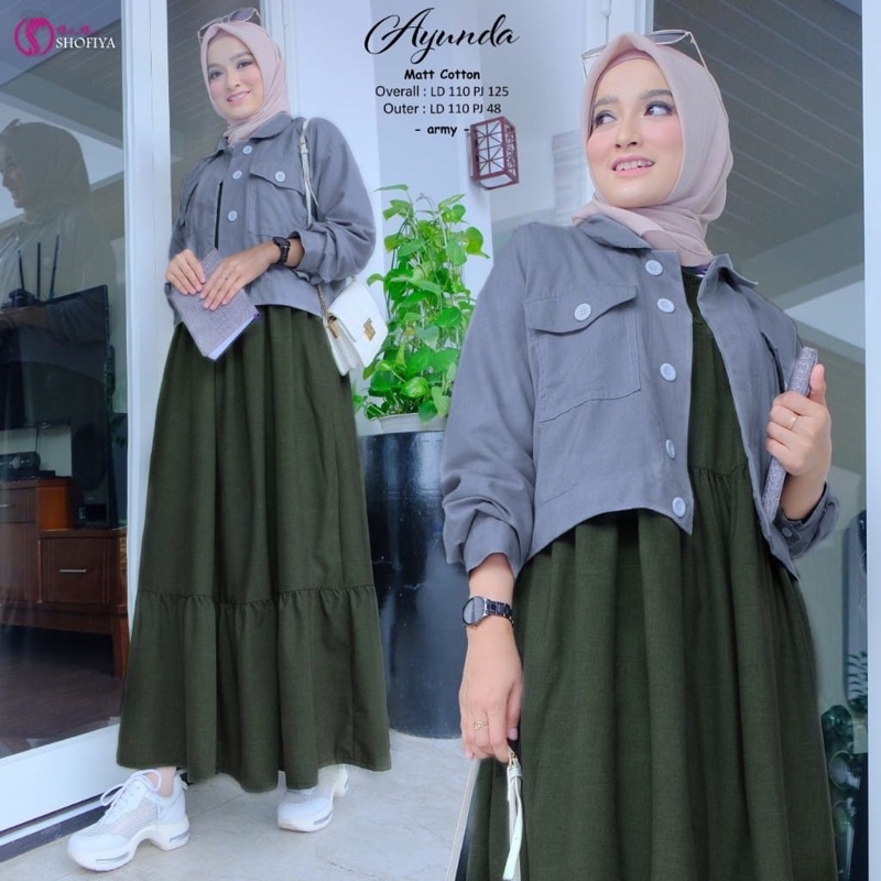 AYUNDA ONE SET NEW SERIES SETELAN WANITA GAMIS WANITA NEW ARRIVAL ORIGINAL GGS BY SHOFIYA