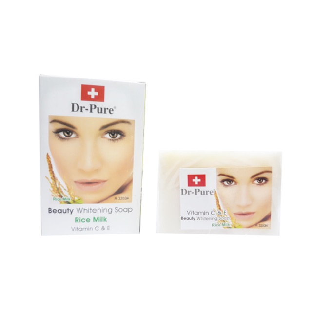 Dr Pure Beauty Whitening Soap Rice Milk