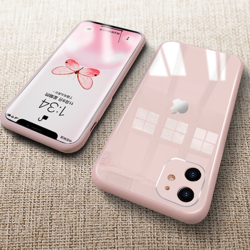 Case Tempered Glass Dengan Bingkai Bahan Silikon Untuk