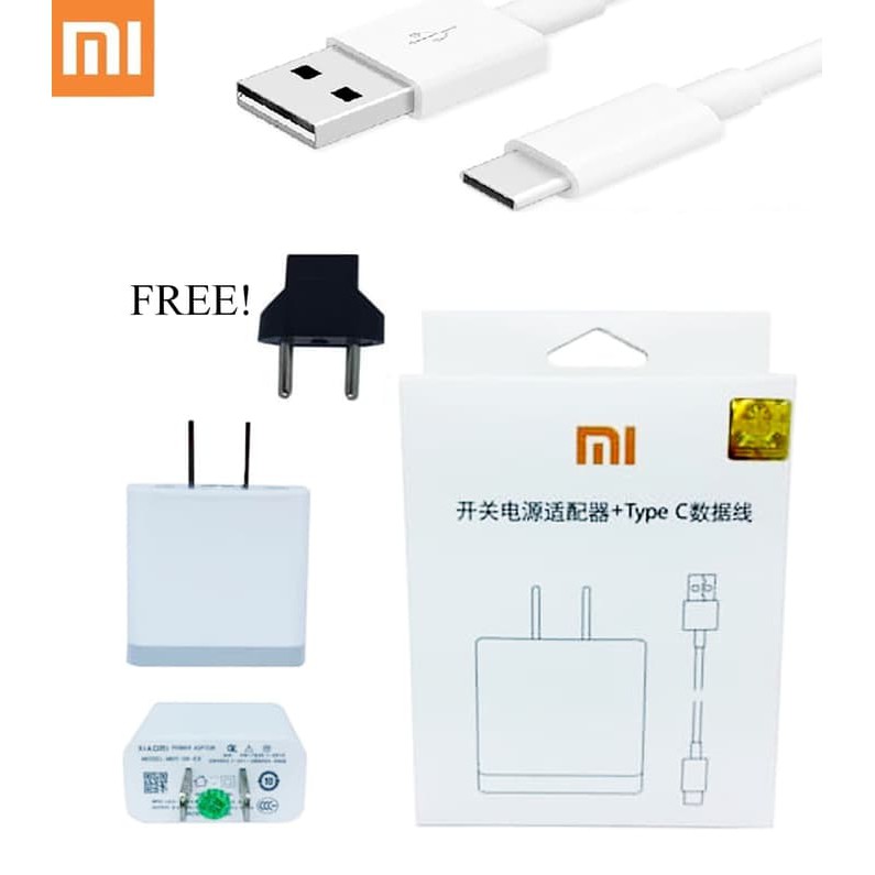 CHARGER / CASAN XIAOMI MI5 MIMAX 2 MI4C MI6 TYPE C ORIGINAL
