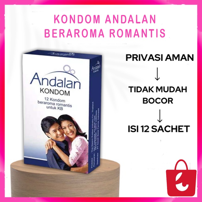 ✅ Privasi Terjamin 100% Kondom andalan isi 12 pcs - Alat kontrasepsi | kondom bergerigi untuk pria Aroma Romantis Untuk KB