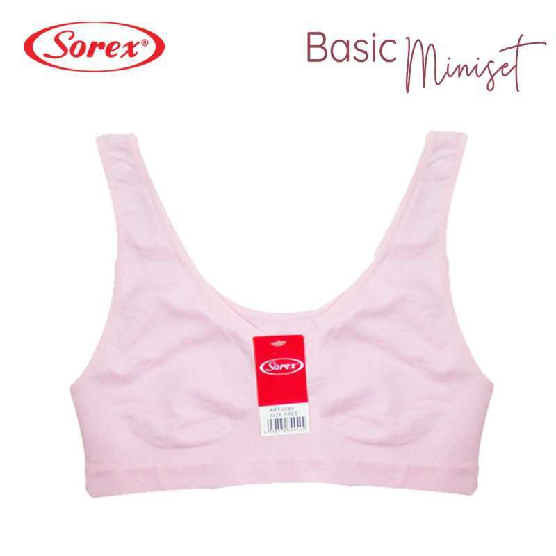 Sorex Miniset 2049 - Sport Bra Remaja - Bra Anak ABG Sekolah Tanpa Busa