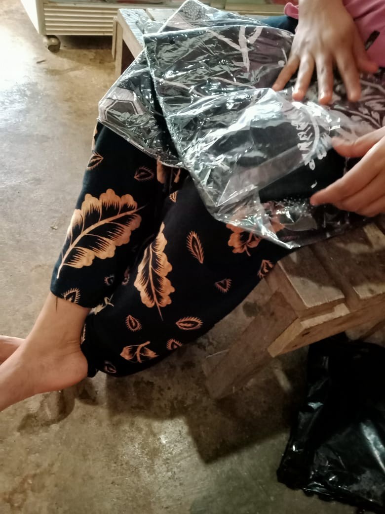 Original Abadi Batik Hem Kemeja Batik Hitam Manis Sogan Halus Lengan Pendek Best Seller