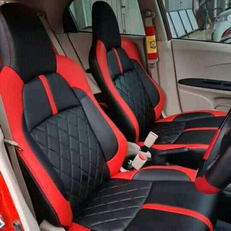 Sarung Jok Mobil Brio Satya Brio RS Ayla Agya full 2 baris BAHAN NAVARO