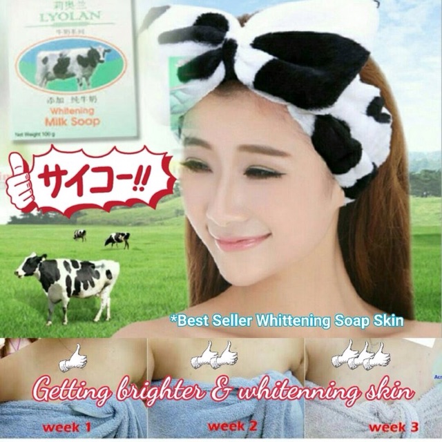Sabun Susu LYOLAN / KINORI / KINORI MILK SOAP