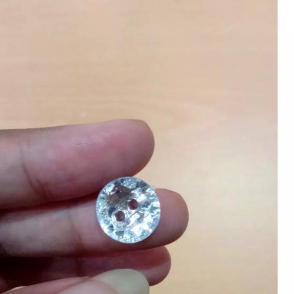 138 Kancing Baju Kristal Bening 13mm (20.L ) isi 400pcs 395