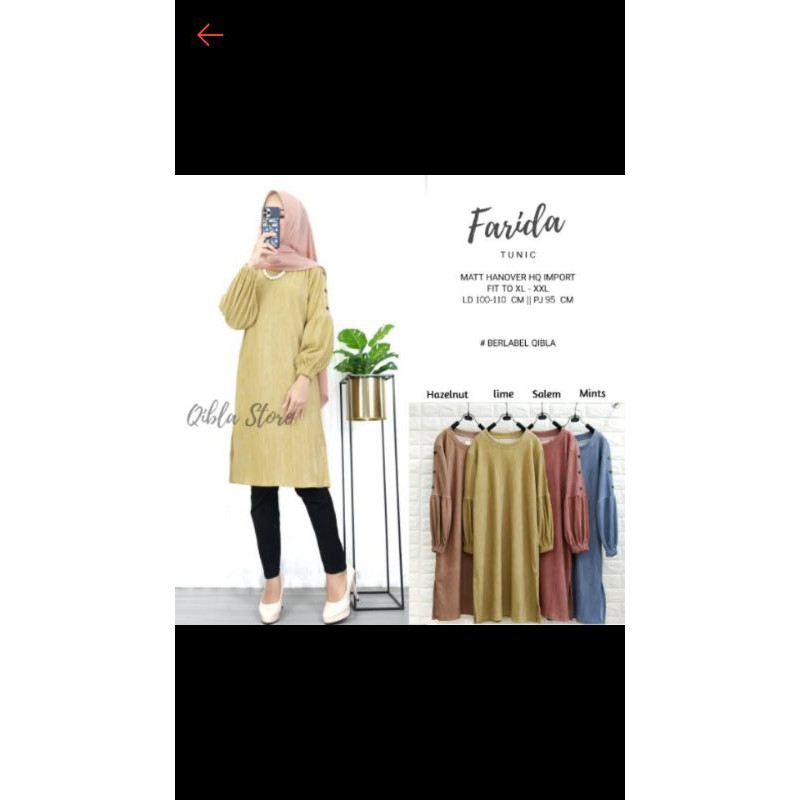 Farida Tunik/by qibla store