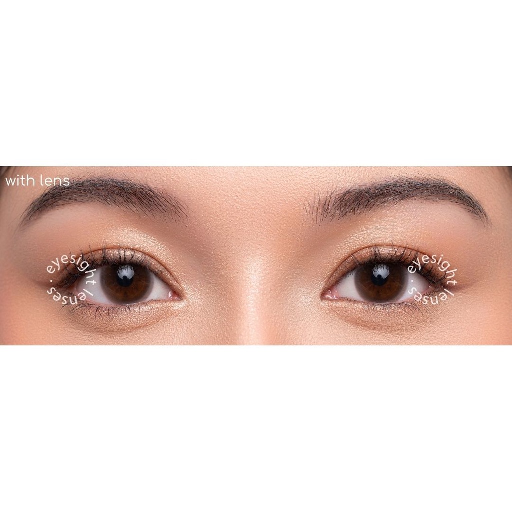 EYESIGHT LENSES Softlens Kitty Kawaii Mini Bom Brown (1pc/sebelah)