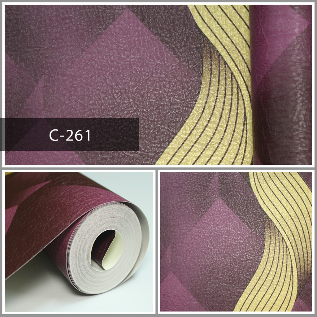 wallpaper murah vinyl timbul C-260-265