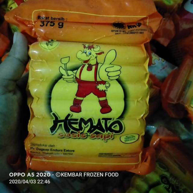 

Hemato sosis sapi 375 gr