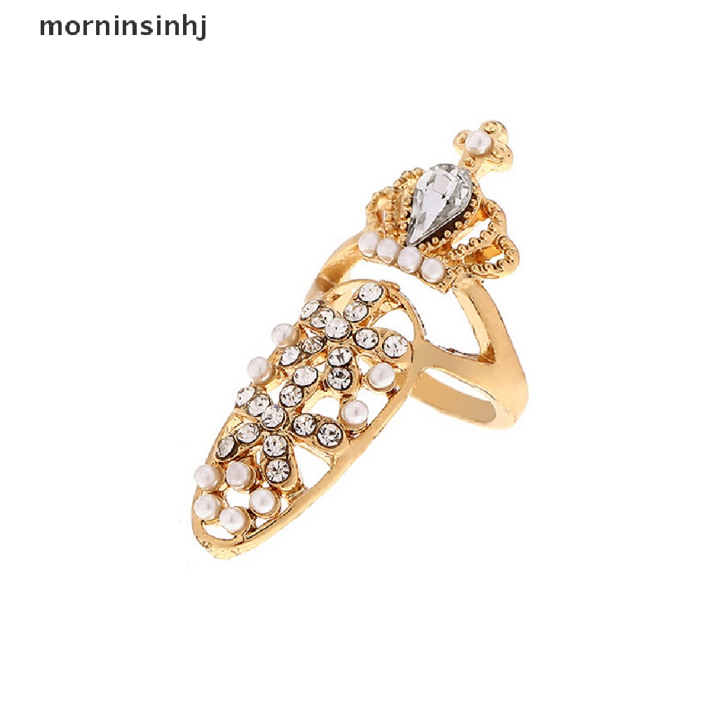 Mornin Cincin Desain Mahkotapitabunga Hias Kristal Gaya Elegan Menarik Untuk Wanita